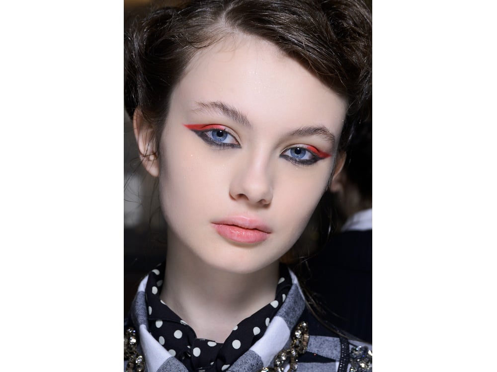 trucco rosso tendenza make up autunno inverno 2018 2019 (2)