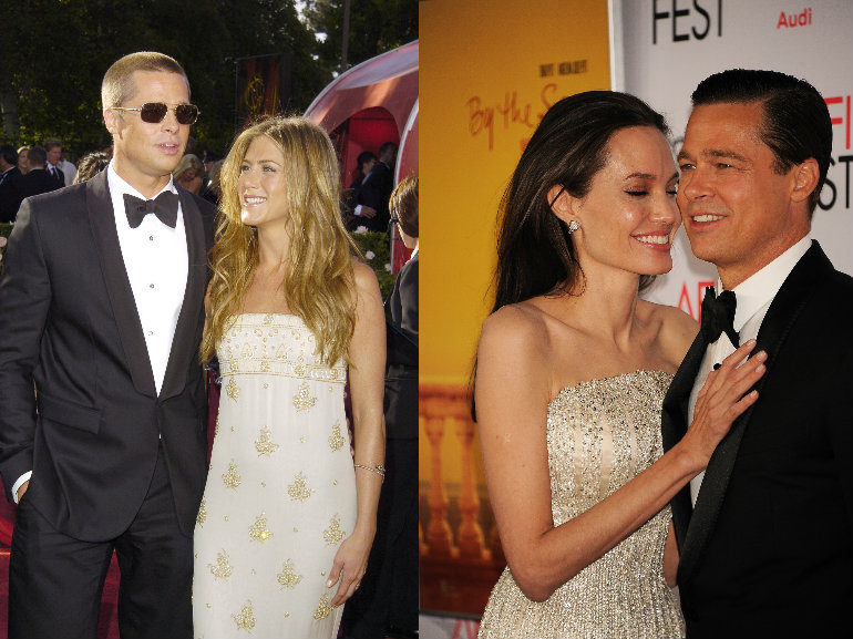 brad pitt angelina e jennifer