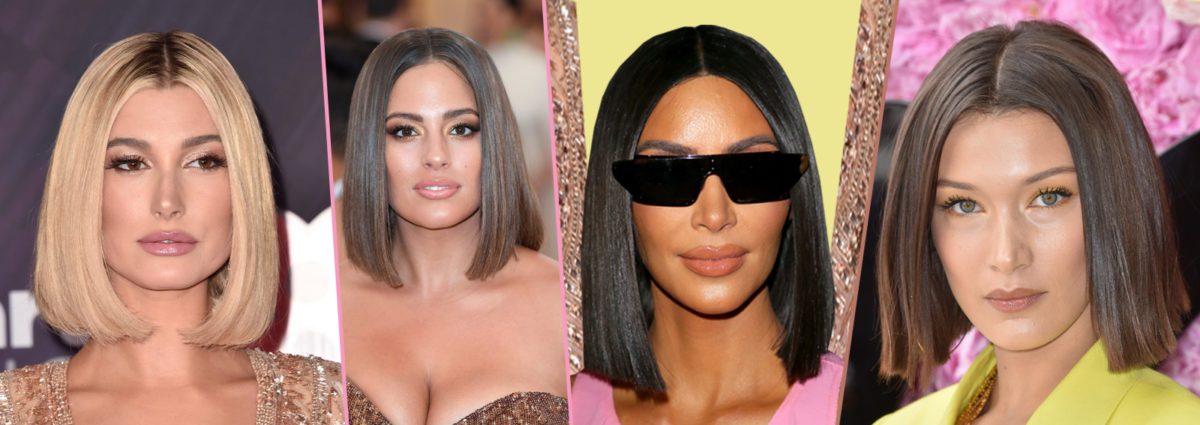 Glass hair: la tendenza dei capelli super lucidi a caschetto che ha conquistato le celebrity