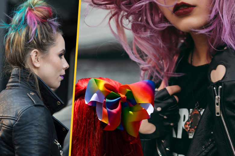 Rainbow undercuts: prova la tendenza capelli con i look più originali