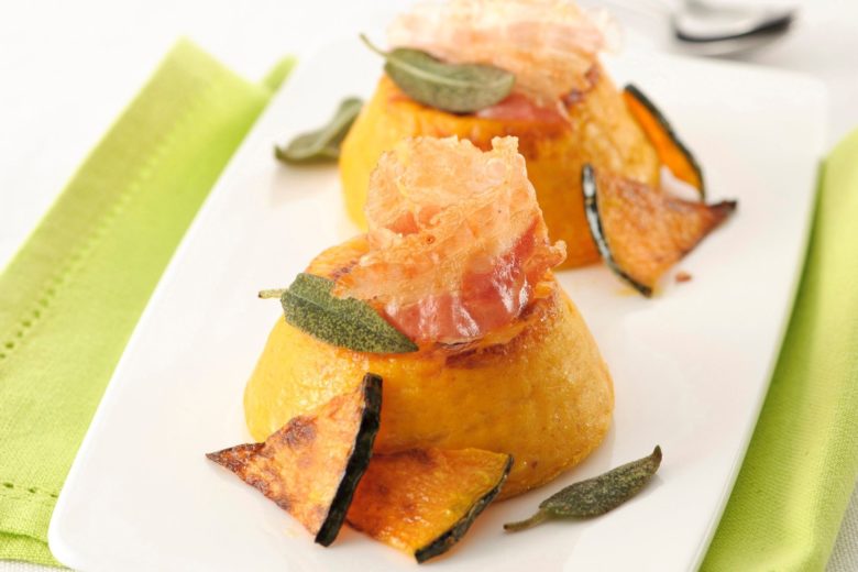 Sformati di zucca gialla al forno