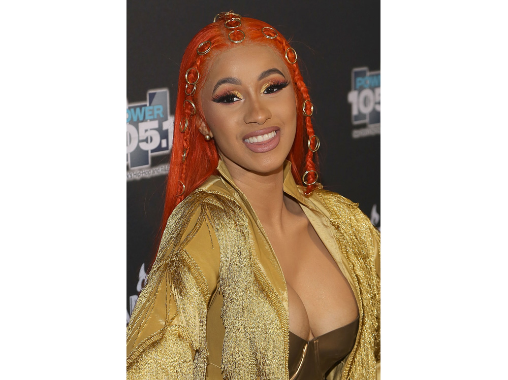 cardi b beauty look capelli make up stile (7)