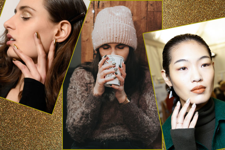 Nail art oro: le ispirazioni più belle per illuminare le Feste