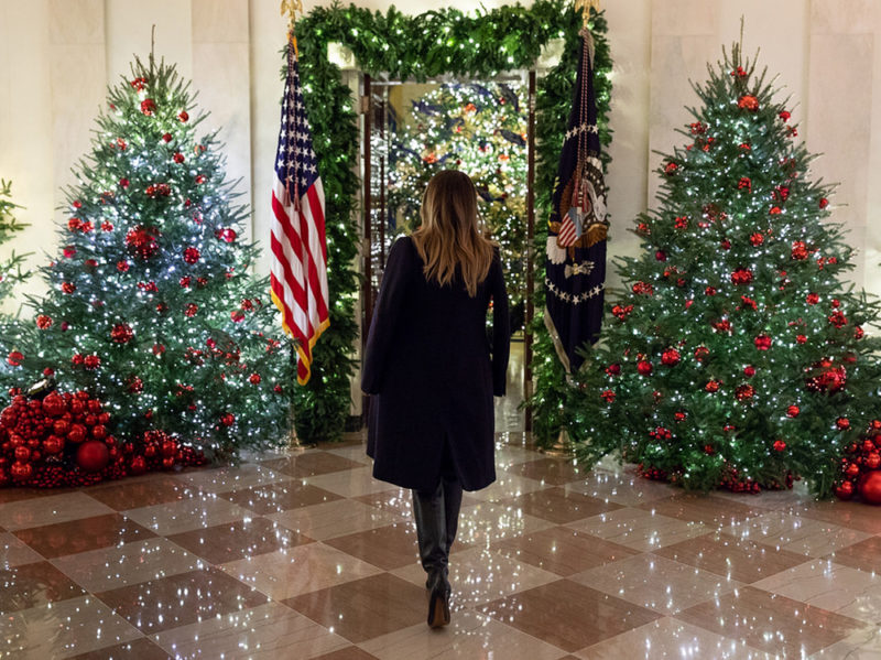 Albero Di Natale Rosa Gold.Le Decorazioni Di Natale Della Casa Bianca Per Il 2018