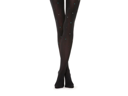 Chiara Ferragni e i collant con strass di Calzedonia per le feste