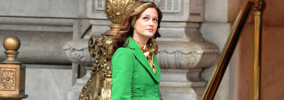 Blair Waldorf giacca verde