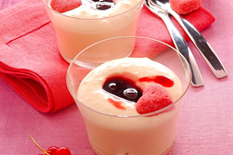 Mousse bianca di San Valentino