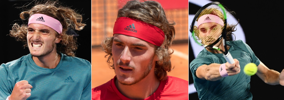 Stefanos Tsitsipas tennista greco vita privata curiosita nuovo campione emergente bello fisico scolpito DESK