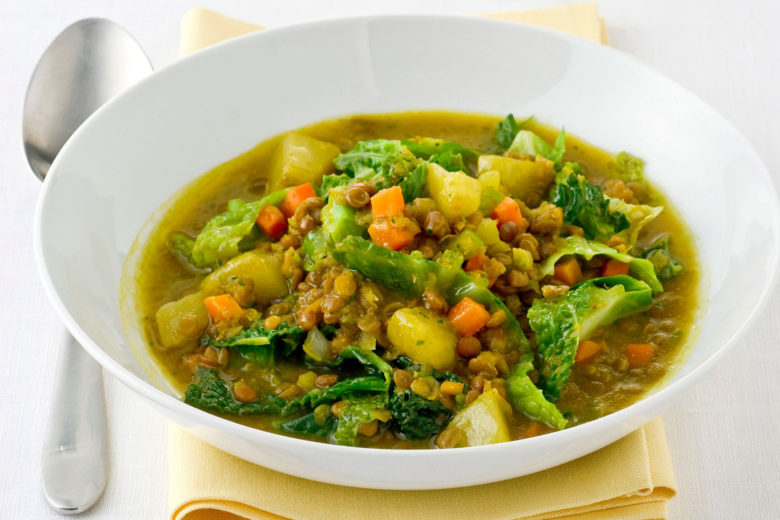 Zuppa di lenticchie e patate