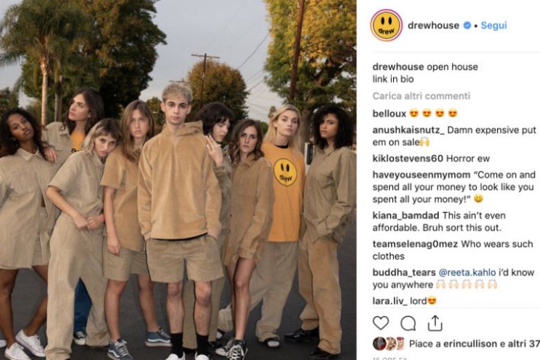 Justin Bieber lancia Drew, la sua prima linea di abbigliamento