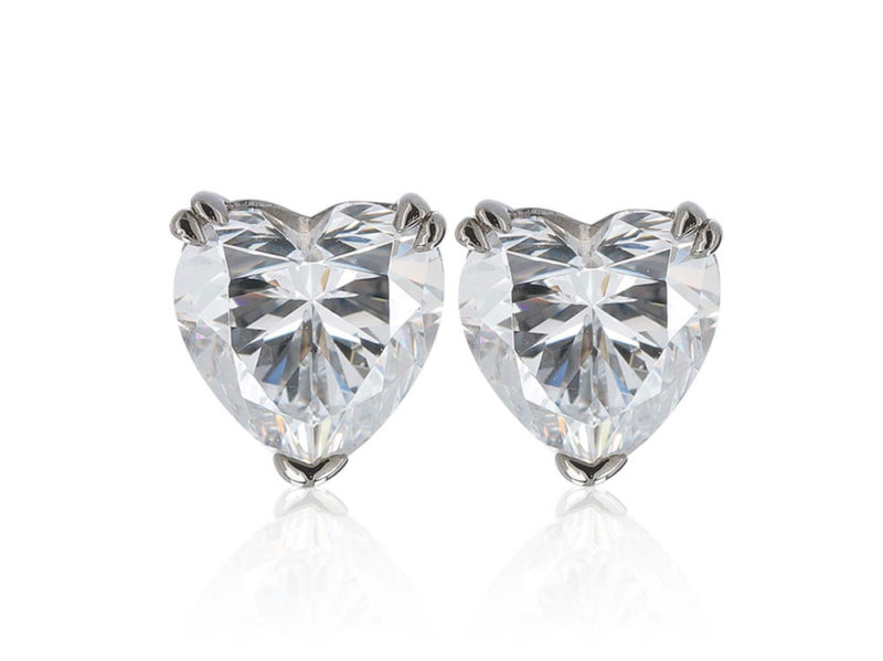 Orecchini Pendenti A Cuore Rosso Dolce Amore – Con Strass E Ago In Argento S925, Lunghezza 5,7 Cm, Romantici E Brillanti, Regalo Perfetto Per San Valentino, Compleanno, Anniversario