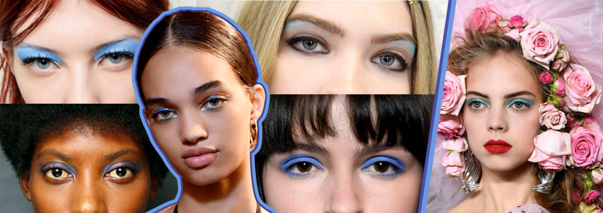 L'ombretto azzurro è il nuovo trend per il trucco della Primavera Estate 2019