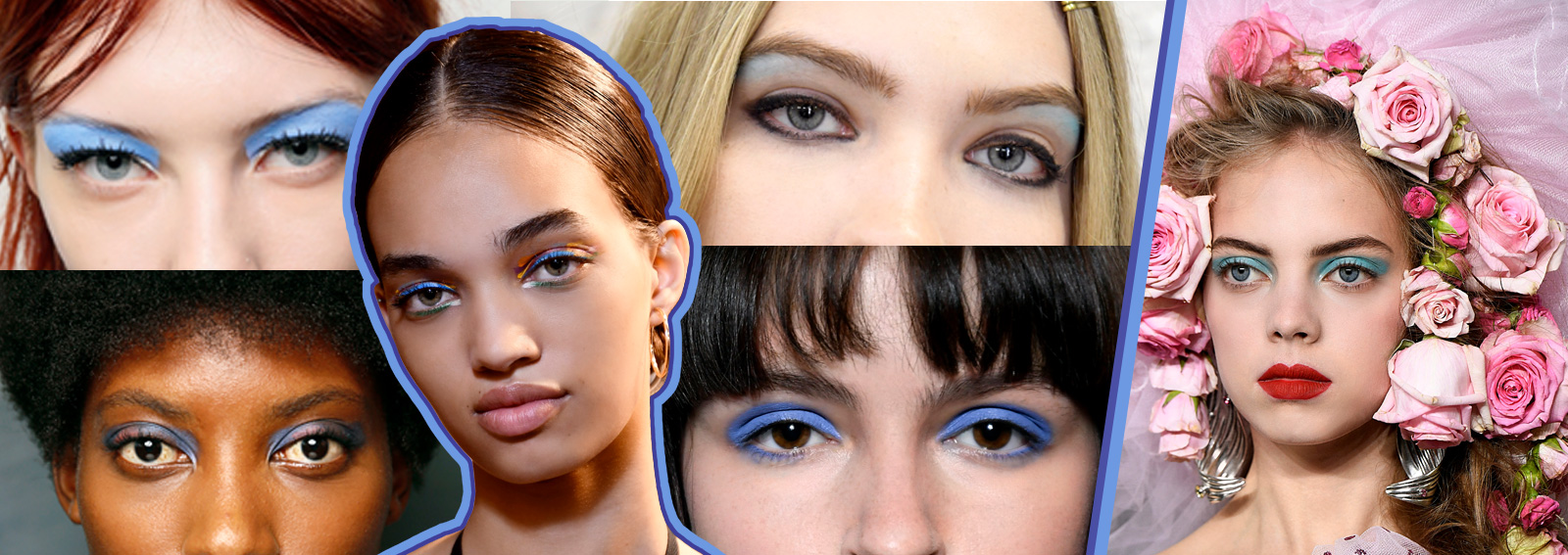 L'ombretto azzurro è il nuovo trend per il trucco della Primavera Estate 2019