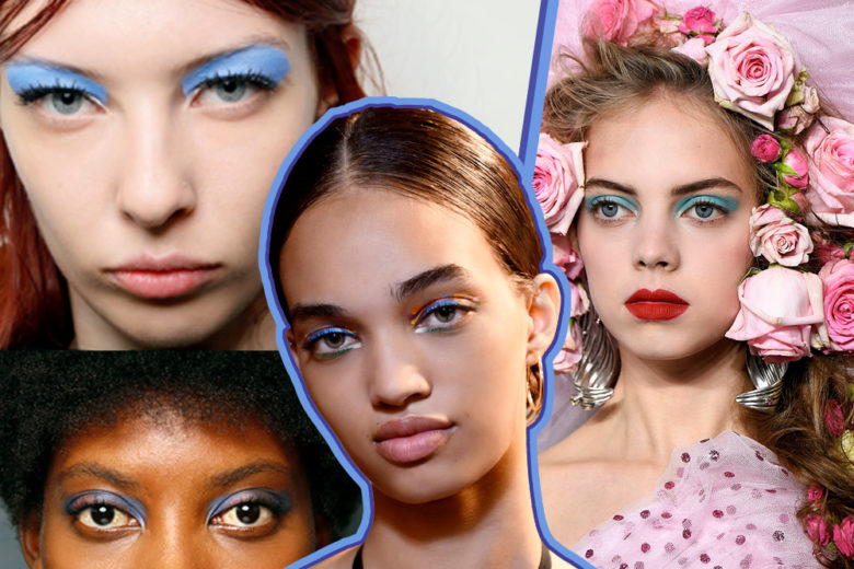 L’ombretto azzurro è il nuovo trend per il trucco della Primavera Estate 2019