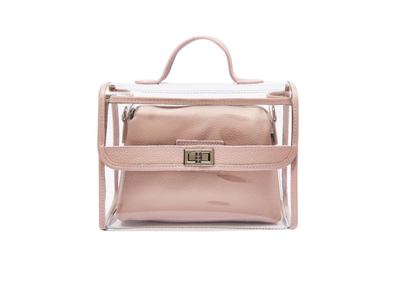 Grande borsa trasparente trasparente impermeabile approvata dallo stadio, comoda borsa a mano trasparente senza peso, borsa alla moda in PVC trasparente per lavoro, viaggi in spiaggia, qualsiasi