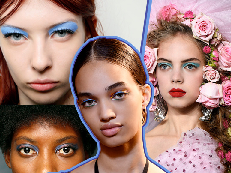 L'ombretto azzurro è il nuovo trend per il trucco della Primavera Estate 2019