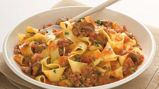 Pappardelle al ragù di cinghiale - Grazia.it