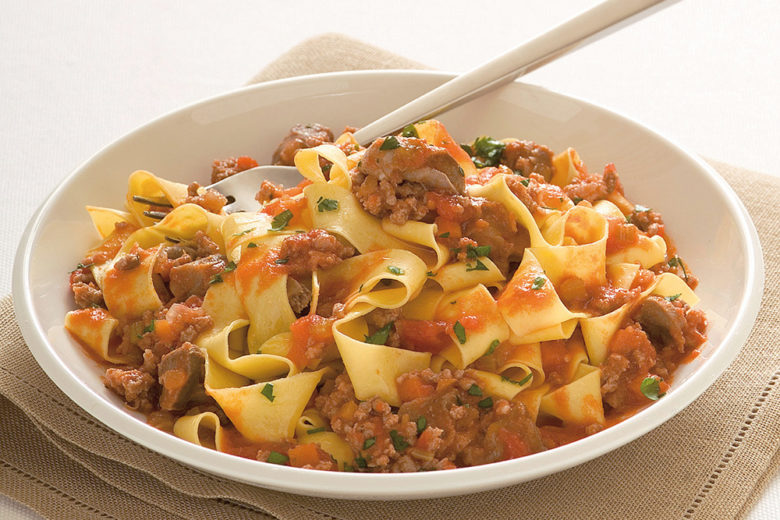 Pappardelle al ragù di cinghiale
