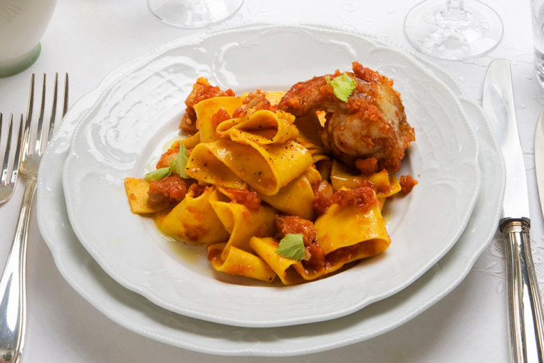 Pappardelle al sugo di fagiano