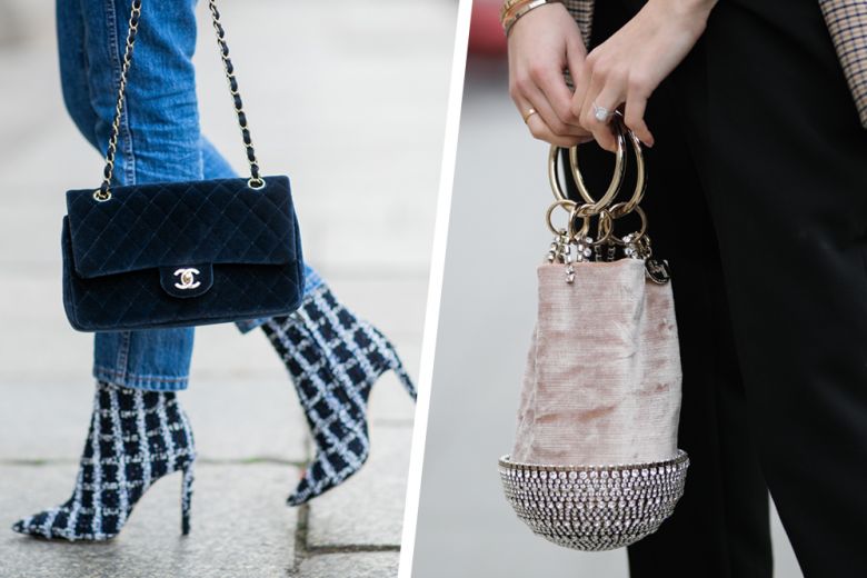 Velvet bags: le borse di velluto non ci abbandonano neanche in primavera!