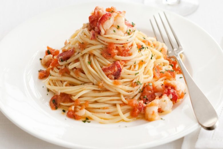 Linguine all’astice con pomodoro