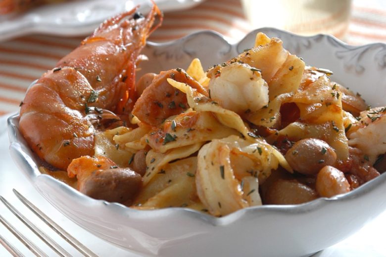 Maltagliati con pesce