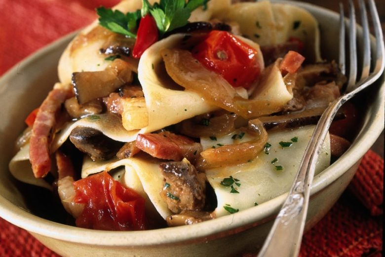 Pappardelle ai funghi porcini
