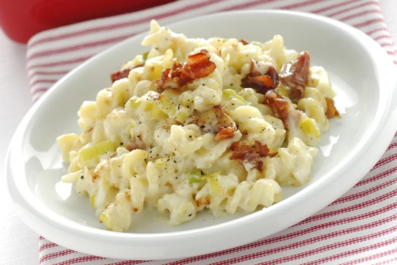 Pasta speck e panna