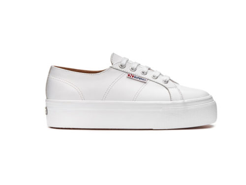 superga platform bianche