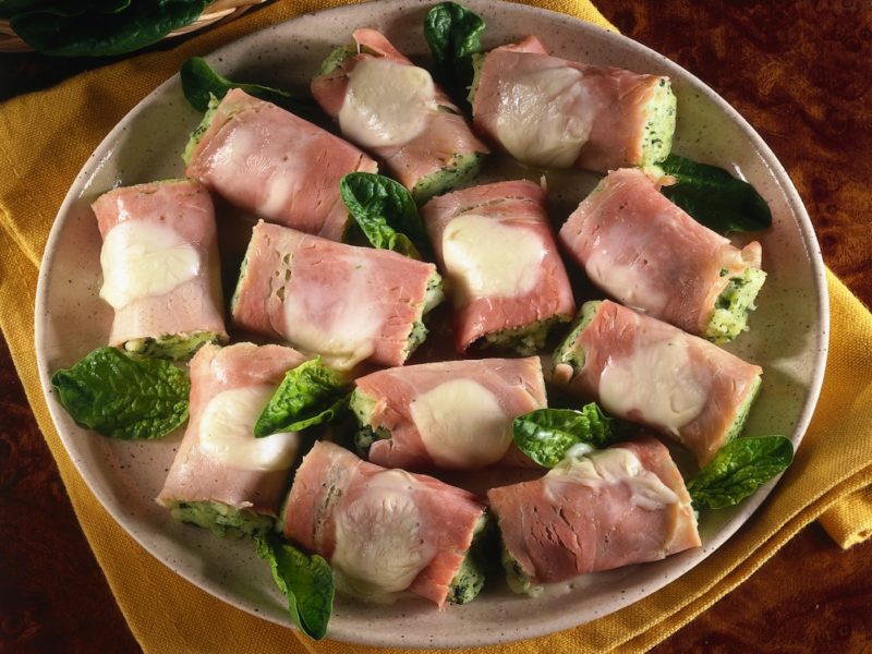 Involtini di prosciutto e formaggio Grazia.it