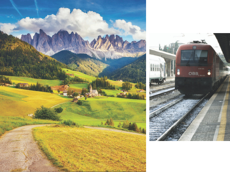 Viaggio a Bressanone in treno con DB OBB EuroCity 2