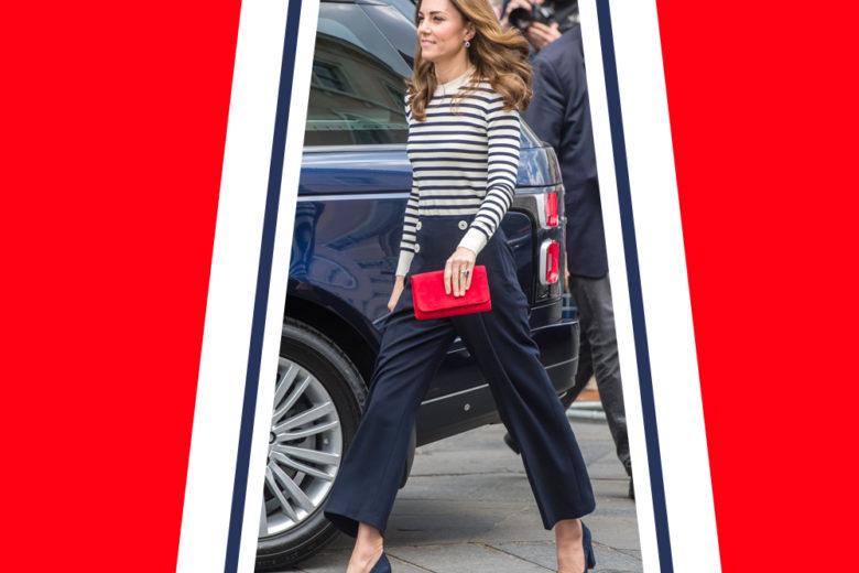 Kate Middleton e il look “navy style” che abbiamo sempre sognato