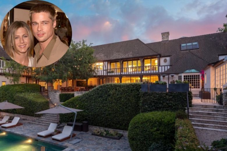 La casa dove hanno vissuto Brad Pitt e Jennifer Aniston è in vendita