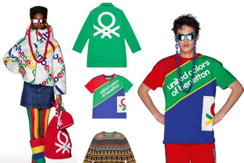 Benetton lancia una collezione con protagonista il logo iconico degli anni 70