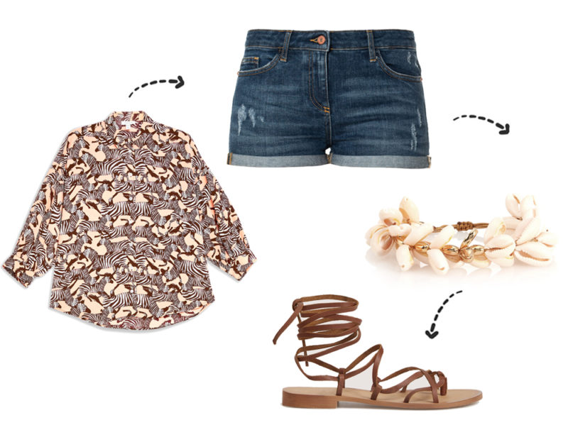 camicia con ballerine