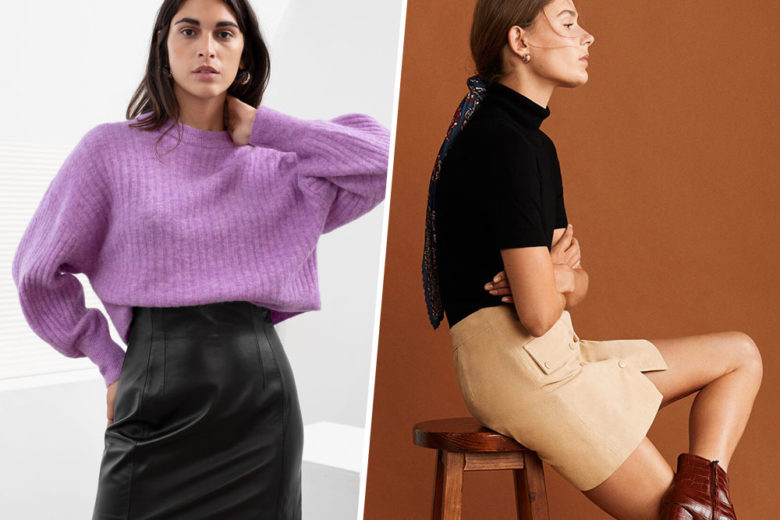 La gonna in pelle sarà il vostro must have dell’autunno