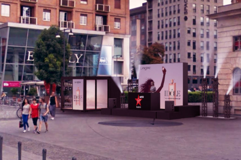 Lancôme festeggia la fragranza Idôle con un pop-up lounge a Milano