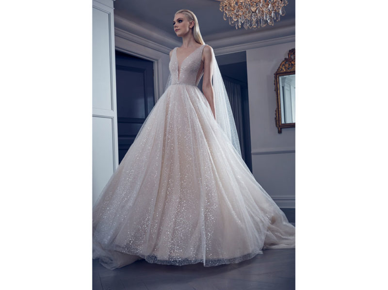 Abito Da Principessa Per Bambina In Tulle Con Ricami A Fiori - Senza Maniche, Scollo A Barchetta, Per Matrimoni, Compleanni E Feste