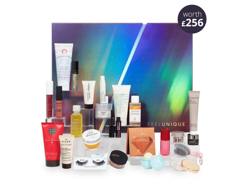 FEEL-UNIQUE-GRANDE-calendario-dell’avvento-beauty-make-up-trucchi-creme-profumi-natale-2019