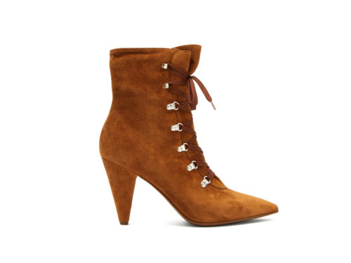 stivaletti rossi stringati