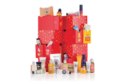 L’OCCITANE-EN-PROVENCE-LUXURY-calendario-dell’avvento-beauty-make-up-trucchi-creme-profumi-natale-2019