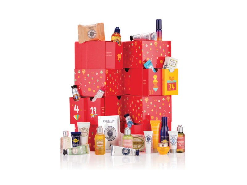 L’OCCITANE-EN-PROVENCE-LUXURY-calendario-dell’avvento-beauty-make-up-trucchi-creme-profumi-natale-2019