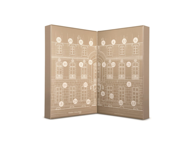 MARIA-GALLAND-PARIS-calendario-dell’avvento-beauty-make-up-trucchi-creme-profumi-natale-2019