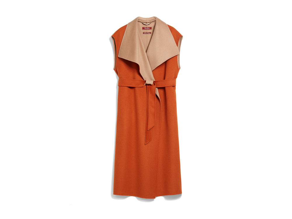 max-mara-gilet-arancio-in-lana-cachemire-e-seta