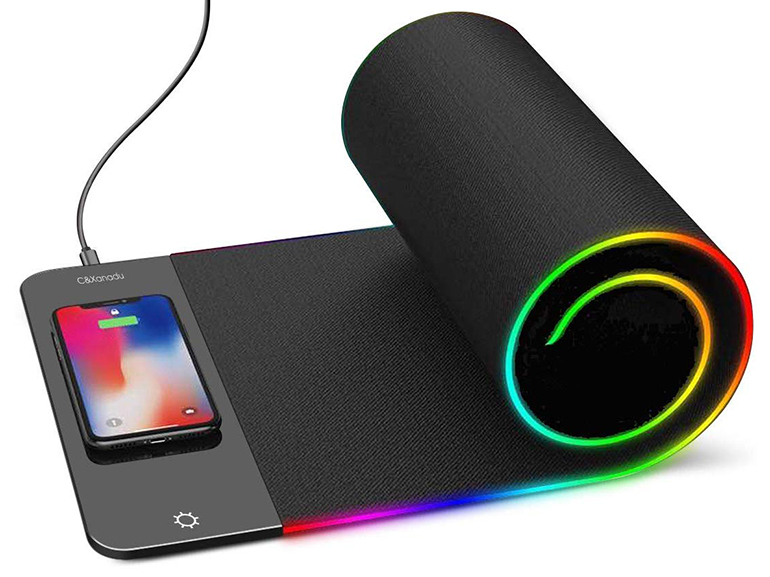 tappetino mouse ricarica wireless