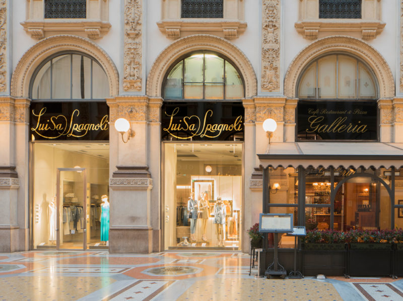 Luisa Spagnoli la boutique milanese diventa Bottega Storica Luisa Spagnoli la boutique milanese diventa Bottega Storica
