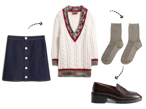 Gonna di jeans: come indossarla in 5 abbinamenti per l'inverno 2019