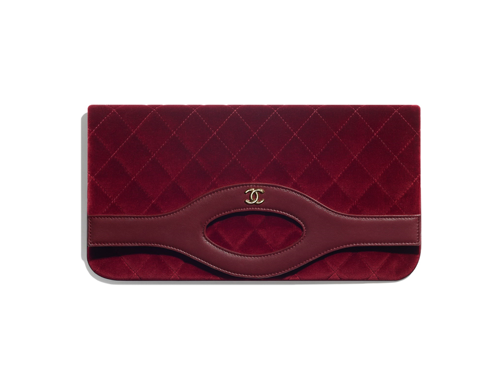 CHANEL-SUL-SITO-pochette-31-in-pelle-e-velluto-borgogna