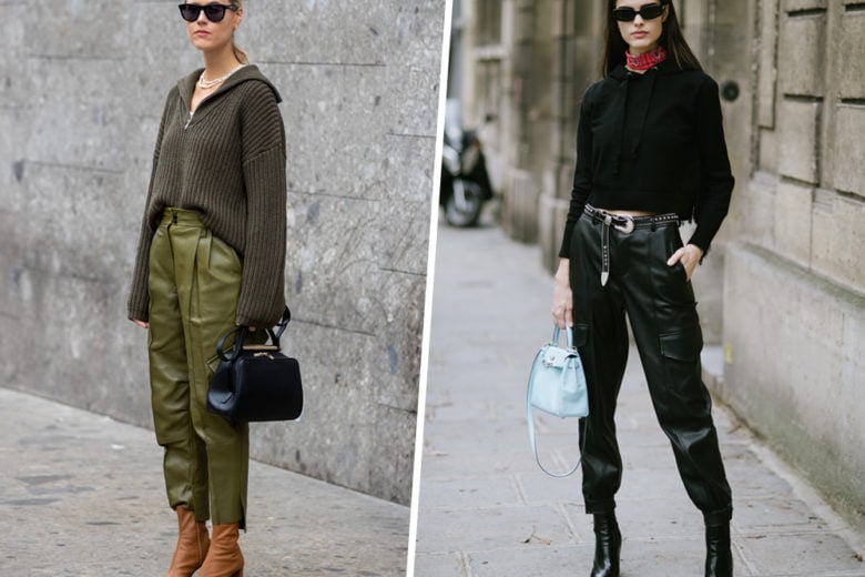 I pantaloni di pelle sono i “mai più senza” di questo autunno-inverno