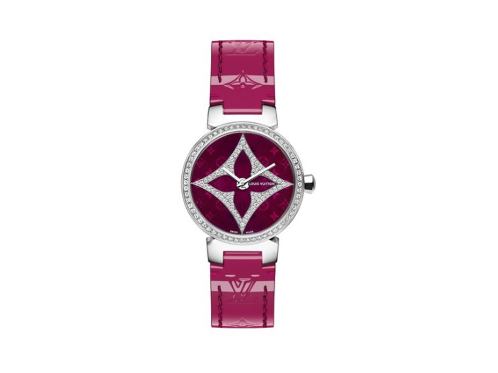 LV-OROLOGIO-TAMBOUR–SLIM-STAR-28-COLOR-MAGENTA-